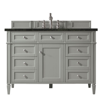 Brittany 48" Single Vanity, Urban Gray, w/ 3 CM Phantome Eclos Top