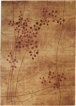 Nourison Somerset ST74 Latte Area Rugs