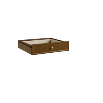 Bellshire 24" Drawer Unit, Honey Oak w/ 3 CM White Zeus Silestone Top