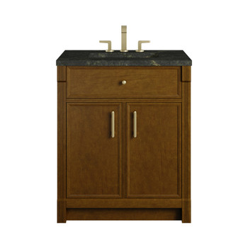 Bellshire 30" Single Vanity, Honey Oak w/ 3 CM Phantome Eclos Top