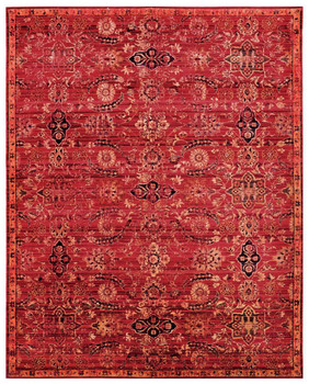 Nourison Timeless TML07 Red Area Rugs