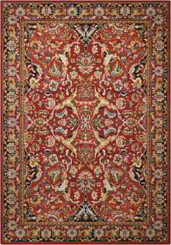 Nourison Timeless TML15 Red Area Rugs