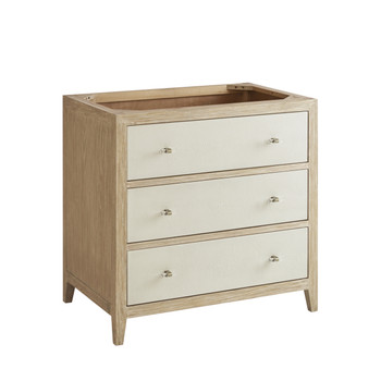 Celeste 36" Single Vanity, Sunwashed Oak with Embossed Shagreen, w/ 3 CM Phantome Eclos Top