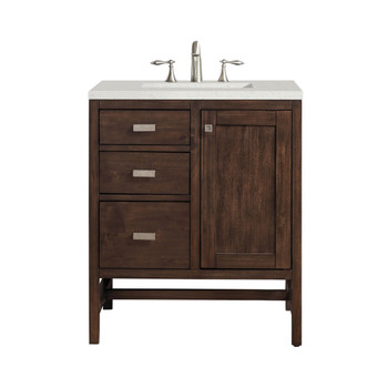 Addison 30" Single Vanity, Mid-Century Acacia w/ 3 CM Lime Delight Silestone Top