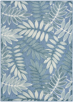Nourison Aloha ALH18 Blue Area Rugs