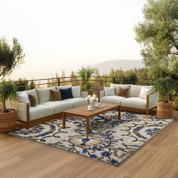 Nourison Aloha ALH20 Grey Multicolor Area Rugs