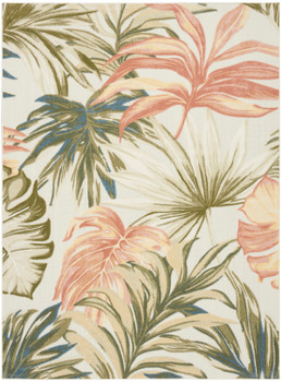 Nourison Aloha ALH43 Ivory Green Area Rugs