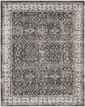 Nourison American Manor AMR01 Grey Ivory Area Rugs