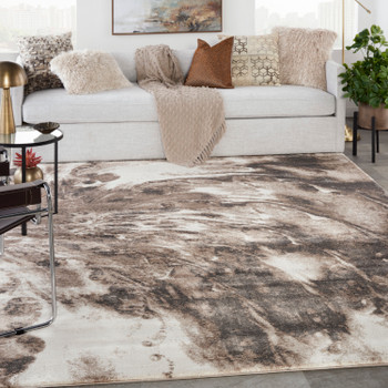 Nourison American Manor AMR03 Ivory Mocha Area Rugs