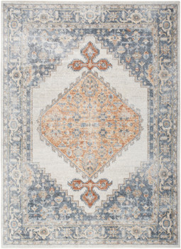 Nourison Astra Machine Washable ASW11 Grey Gold Area Rugs