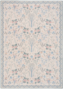 Nourison Botanical Washables BOT04 Ivory Multicolor Area Rugs