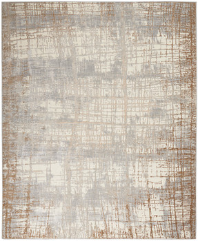 Nourison CK950 Rush CK950 Ivory Taupe Area Rugs