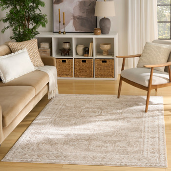 Nourison Dekor DEK01 Cream Beige Area Rugs