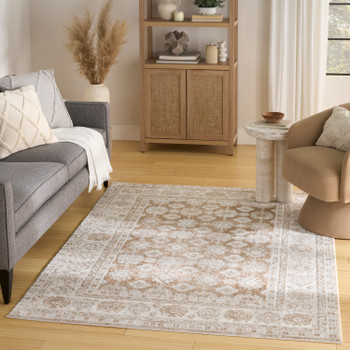 Nourison Dekor DEK02 Cream Beige Area Rugs