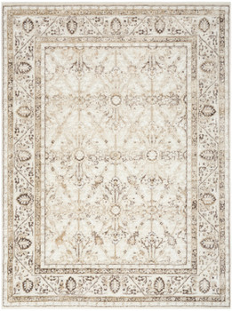 Nourison Dekor DEK03 Ivory Brown Area Rugs