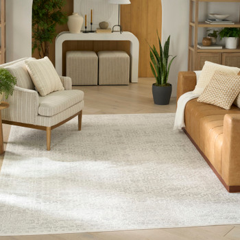 Nourison Grace GCE01 Grey Area Rugs