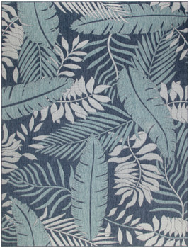 Nourison Garden Oasis GOA02 Navy Area Rugs