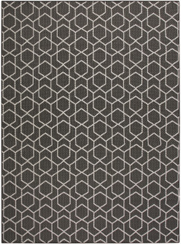 Nourison Horizon Indoor/Outdoor HOZ01 Black Area Rugs