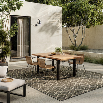 Nourison Horizon Indoor/Outdoor HOZ01 Charcoal Area Rugs