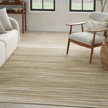 Nourison Jubilant JUB04 Green Ivory Area Rugs