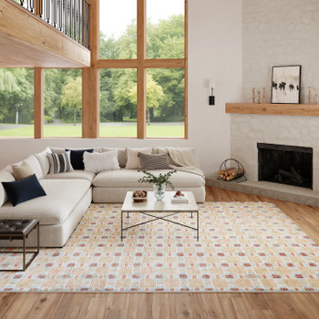 Nourison Nordic NRC14 Rust Multicolor Area Rugs