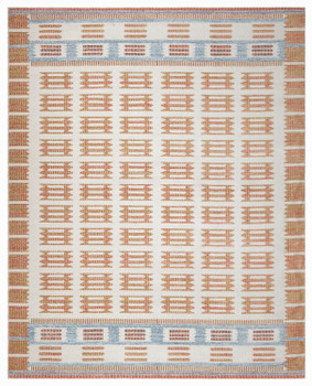 Nourison Nordic NRC16 Ivory Rust Area Rugs