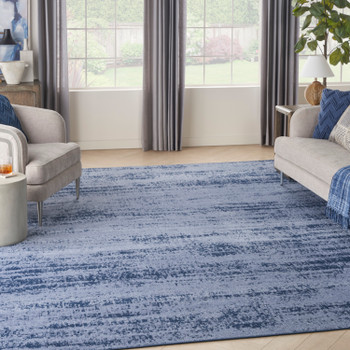 Nourison Nourison Essentials NRE03 Denim Area Rugs