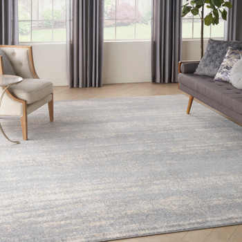 Nourison Nourison Essentials NRE03 Grey Beige Area Rugs