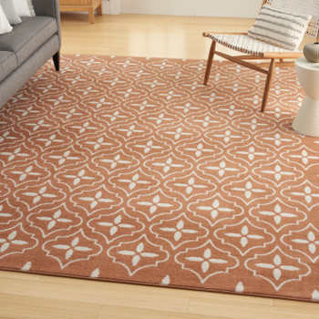 Nourison Nourison Essentials NRE04 Copper Area Rugs