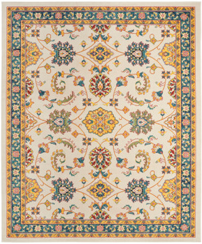 Nourison Nourison Essentials NRE05 Ivory Gold Area Rugs