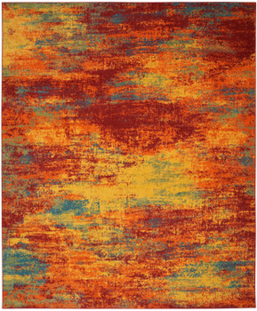 Nourison Nourison Essentials NRE06 Flame Area Rugs