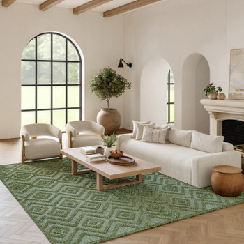 Nourison Versatile NRV01 Green Area Rugs