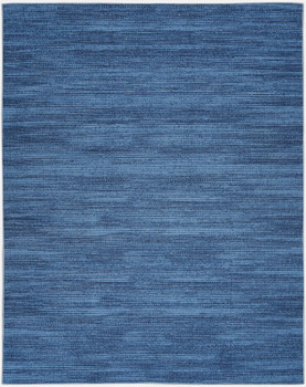 Nourison Nourison Washables NWB03 Blue Area Rugs