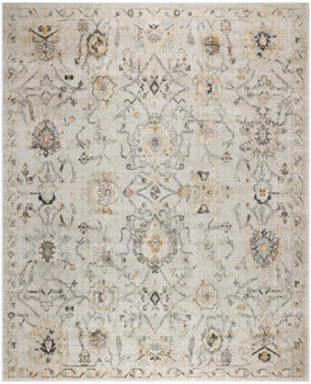Nourison Oushak Home OUS01 Grey Area Rugs