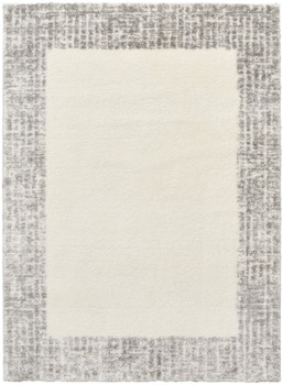 Nourison Pacific Shag PCS02 Ivory Grey Area Rugs