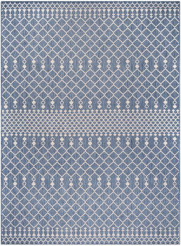 Nourison Positano POS02 Navy Blue Area Rugs