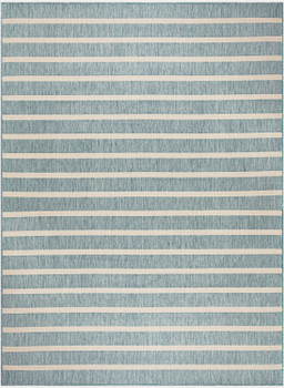Nourison Positano POS03 Aqua Ivory Area Rugs