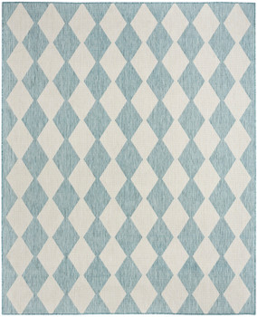 Nourison Positano POS04 Aqua Area Rugs
