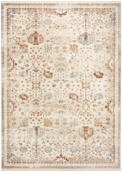 Nourison Pardis PRD01 Ivory Rust Area Rugs