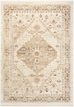 Nourison Pardis PRD02 Ivory Taupe Area Rugs