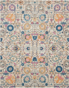 Nourison Passion PSN01 Ivory Multicolor Area Rugs