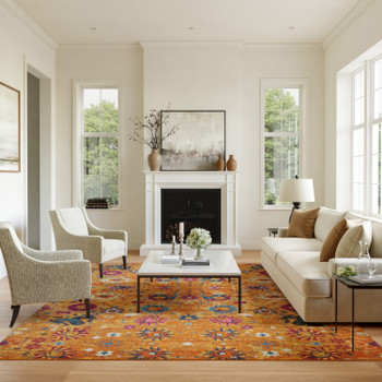 Nourison Passion PSN01 Sunburst Area Rugs