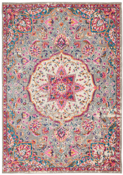 Nourison Passion PSN22 Grey Multicolor Area Rugs