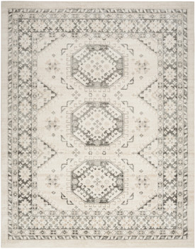 Nourison Serenity Home SRH01 Ivory Grey Area Rugs