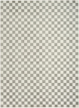 Nourison Serenity Home SRH09 Ivory Grey Area Rugs