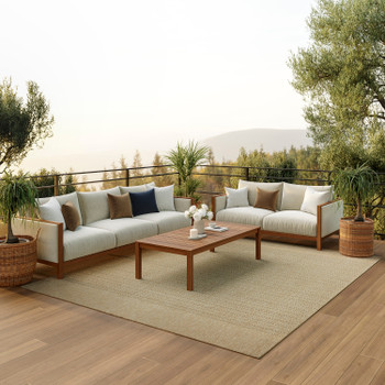 Nourison Tulum TLM01 Cream Area Rugs
