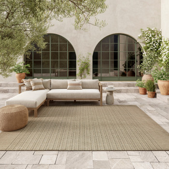 Nourison Tulum TLM01 Taupe Area Rugs