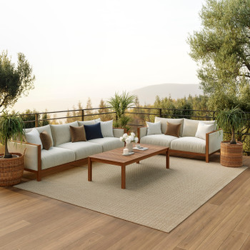Nourison Tulum TLM02 Taupe Area Rugs