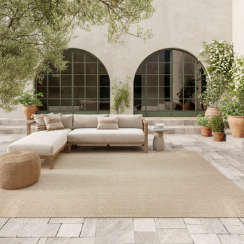 Nourison Tulum TLM03 Cream Area Rugs
