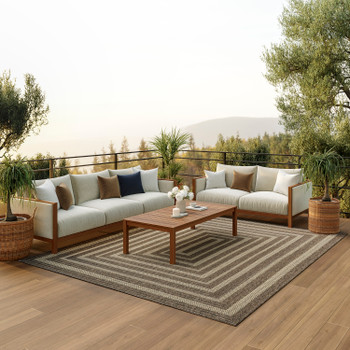 Nourison Tulum TLM04 Brown Area Rugs